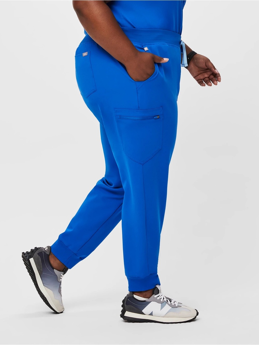 Figs Zamora Jogger Scrub Pants in Royal Blue - 4XL